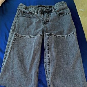Neverworn grey straight leg jeans!